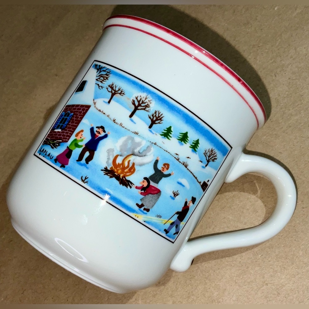 Villeroy & Boch mug - Naïf Christmas - pretty winter scenes on porcelain